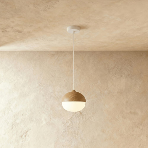 Minimalist Iron and Glass Pendant Light for Dining Room — James New York