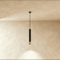Modern Metal Pendant Light With Warm LED Glow in Warm White (3000K) + Dimmable — James New York