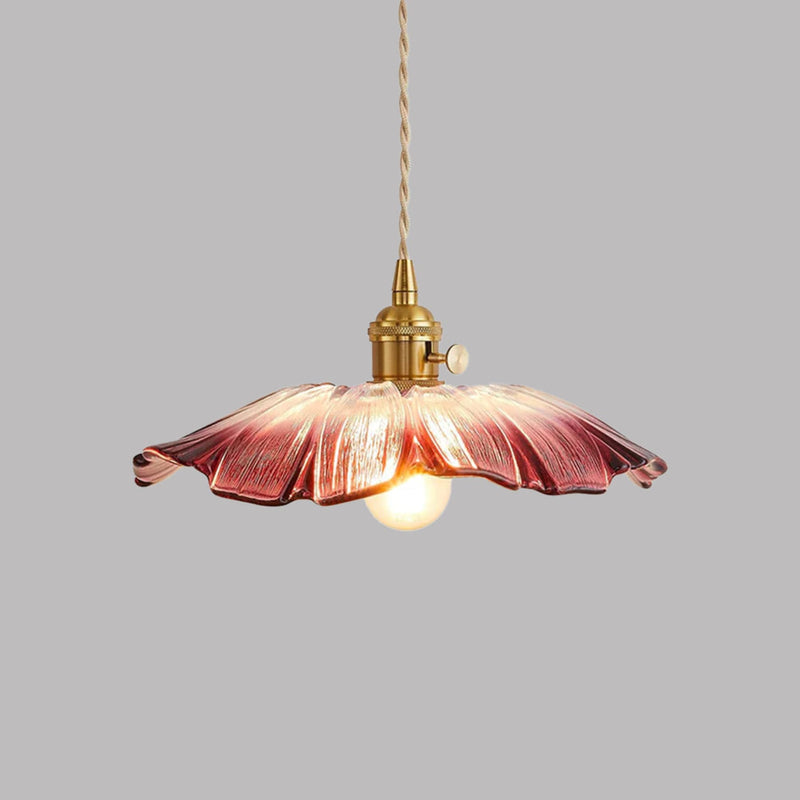 Bohemian Glass Pendant Light With Warm LED Glow — James New York