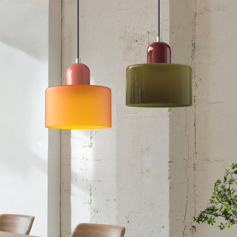 Modern Glass Pendant Light for Dining Room — James New York