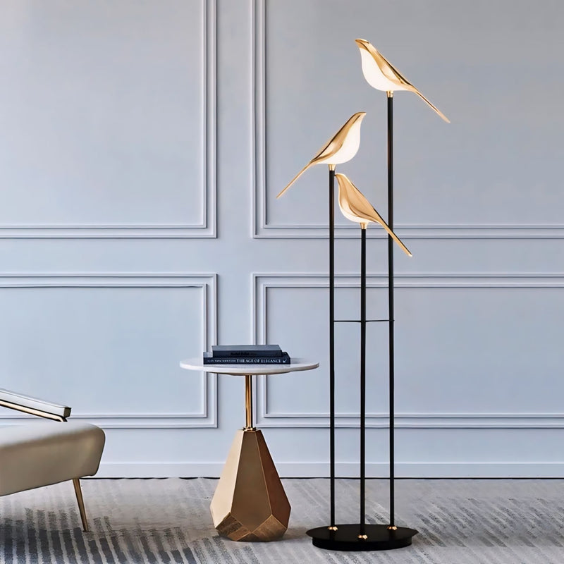 Modern Metal Floor Lamp for Living Room and Bedroom — James New York