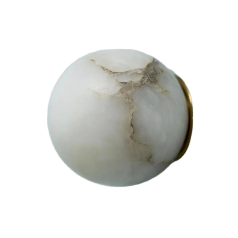 Modern Marble Wall Light With Warm LED Glow — James New York