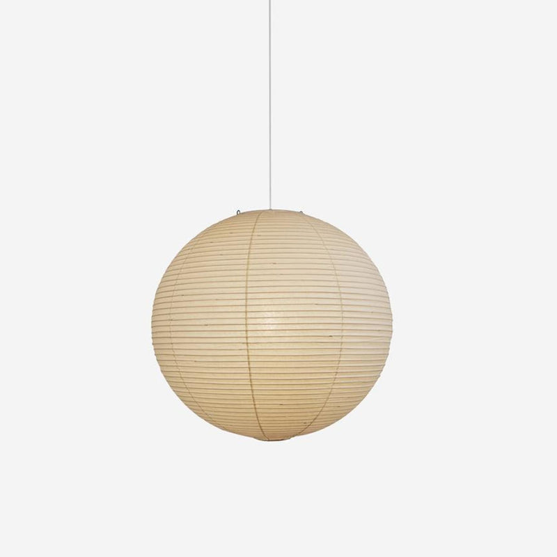 Minimalist Round Lantern Pendant Light With Warm LED Glow for Living Room — James New York