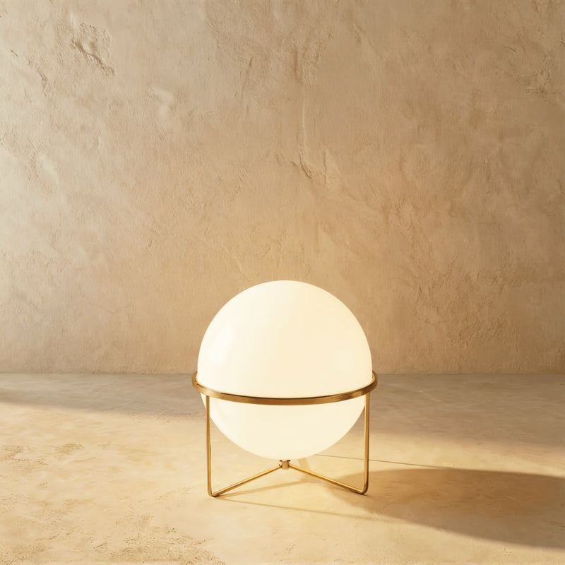 Modern Chrome-Plated Iron Floor Lamp With Warm LED Glow — James New York
