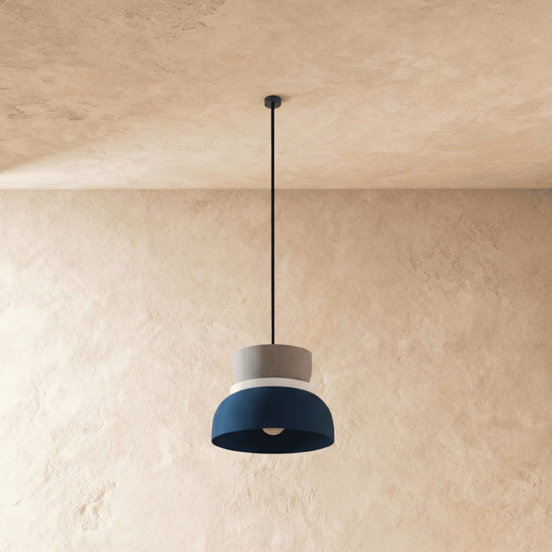 Modern Aluminum Pendant Light With Warm LED Glow for Dining Room — James New York