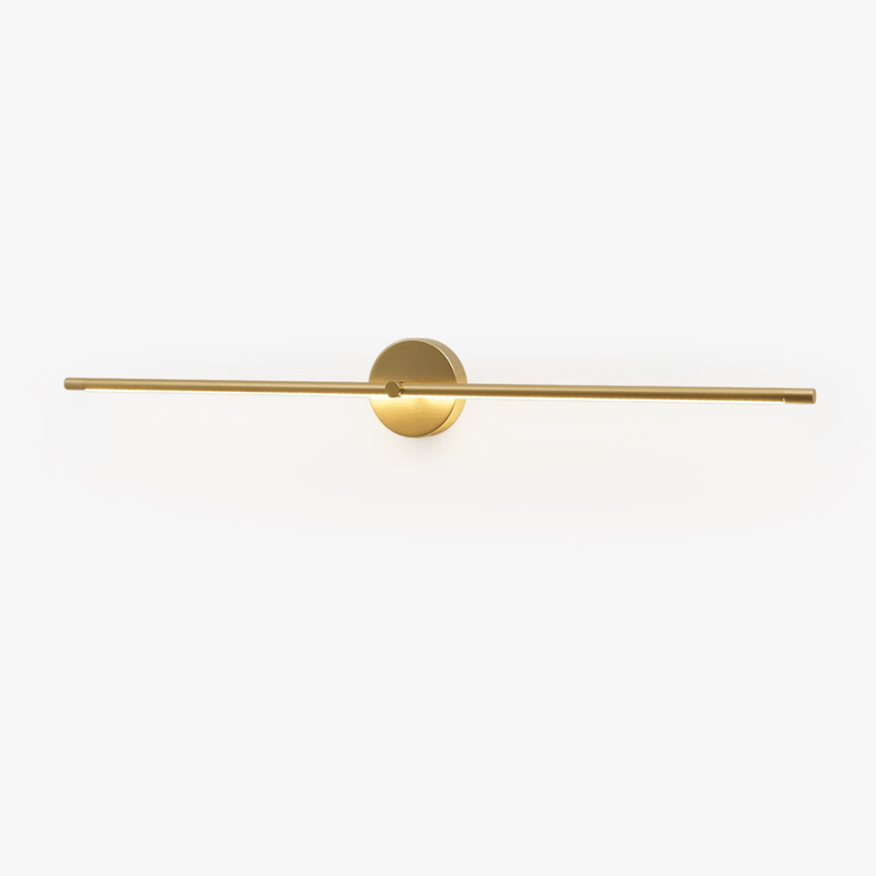 Modern Metal Linear Wall Light With Warm LED Glow — James New York