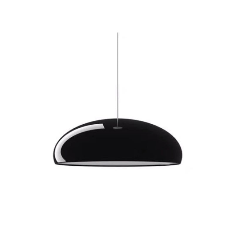 Modern Wrought Iron Pendant Light for Dining Room in Black — James New York