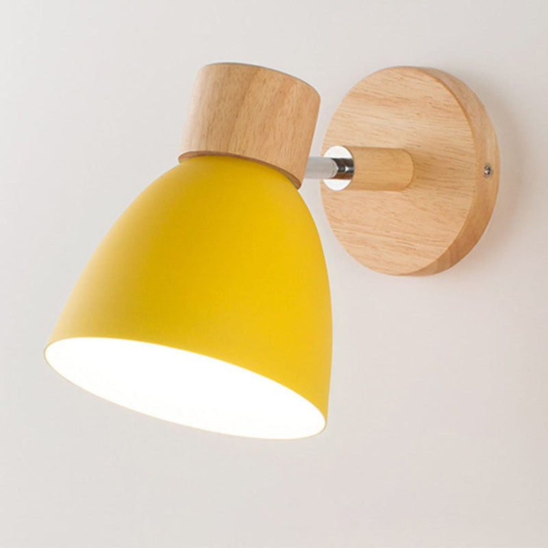 Modern Wood Wall Light for Living Room and Bedroom — James New York