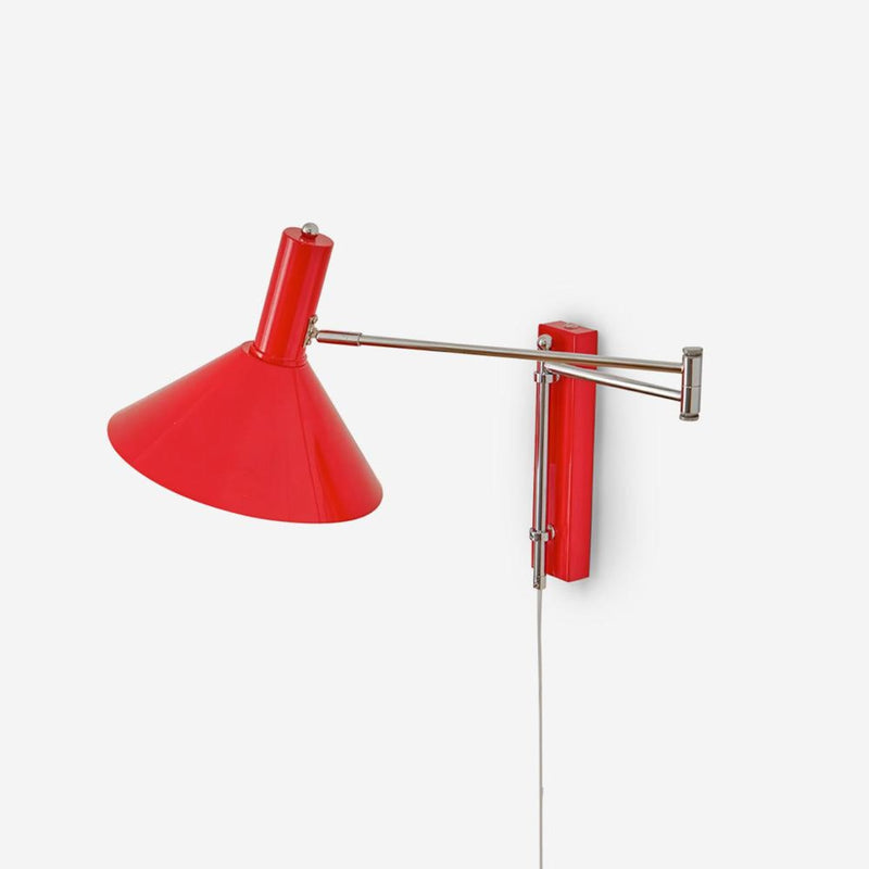 Retro Metal Wall Light With Tri-Color LED Glow — James New York