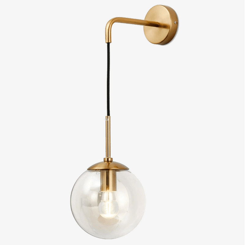 Modern Wrought Iron Wall Light for Living Room — James New York