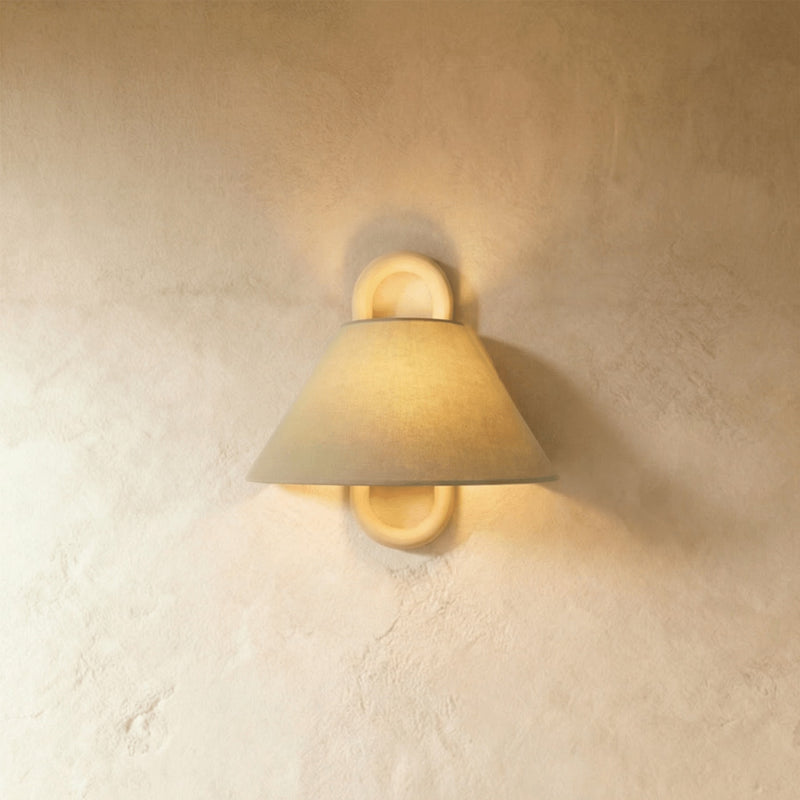 Modern Beech Wood Wall Light With Warm LED Glow — James New York