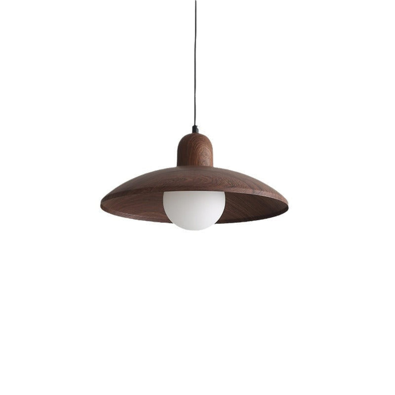 Scandinavian Wrought Iron Pendant Light for Living and Dining Rooms in Dark Brown — James New York