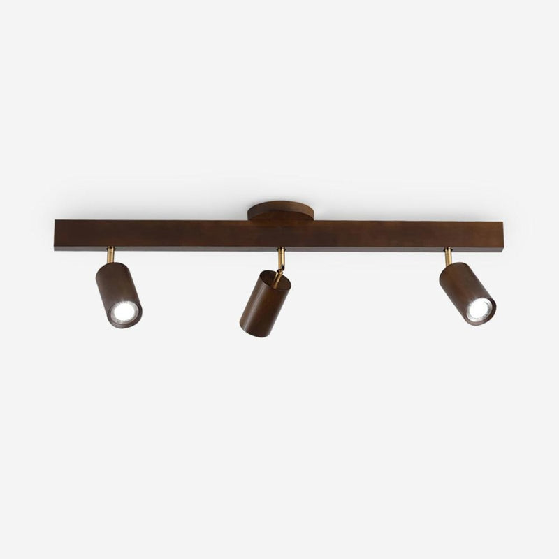 Modern Linear Wood Ceiling Light for Living Room and Kitchen — James New York