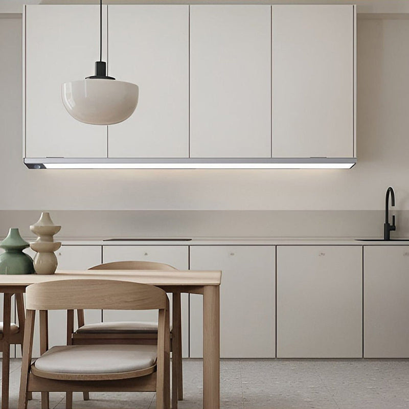 Modern Aluminum Slim LED Ceiling Light With Stepless Dimming — James New York
