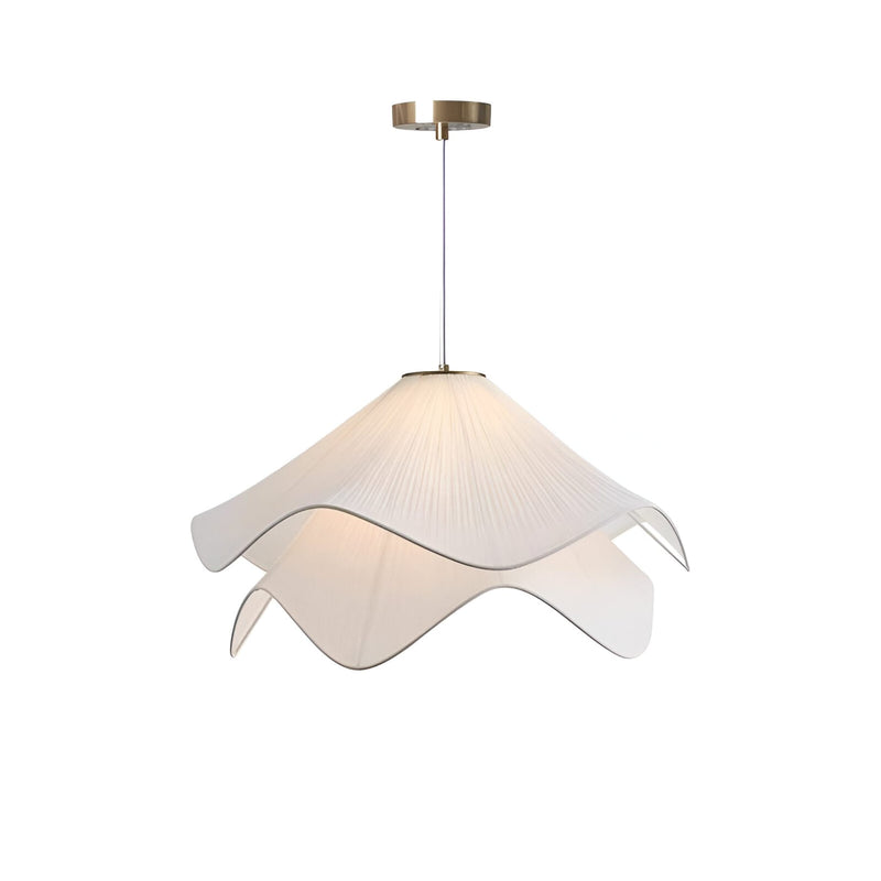 Modern Fabric Pendant Light for Living Room and Bedroom in Warm Light (3000K) — James New York