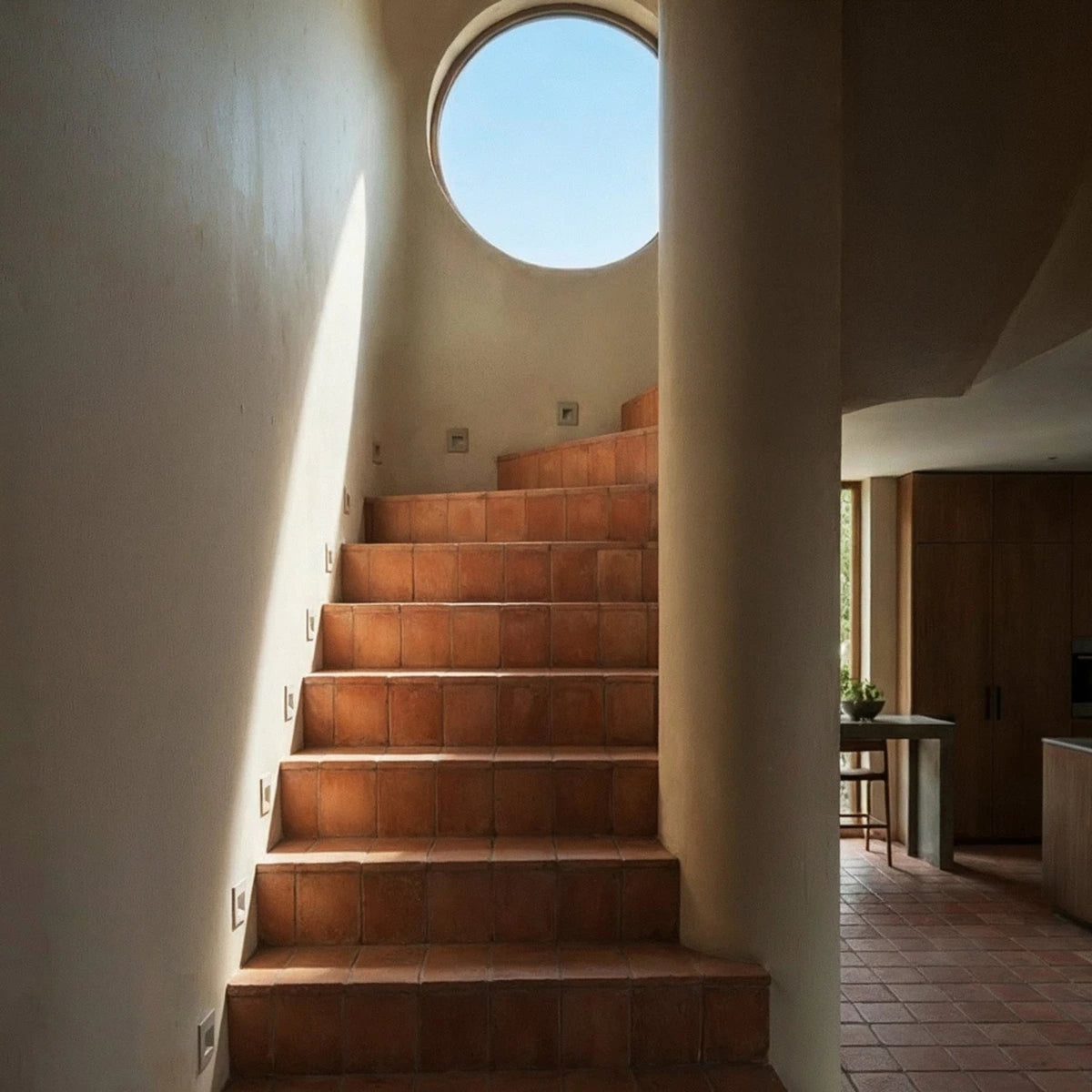 Modern Plastic LED Wall Light for Hallway and Living Room — James New York