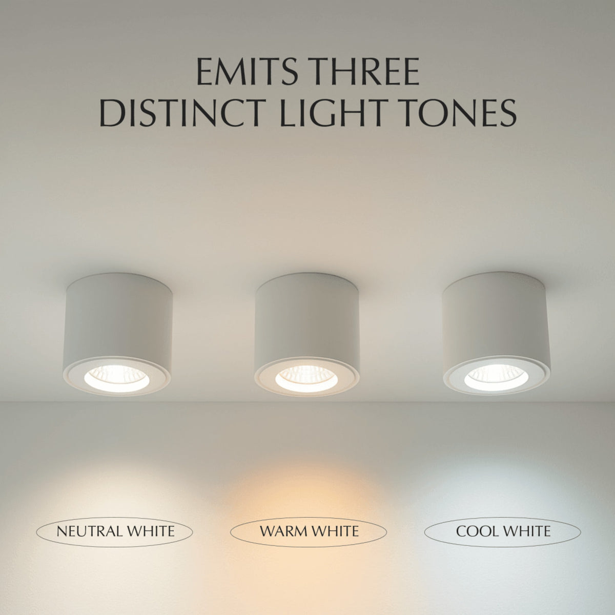 Modern Metal Flush Mount Ceiling Light — James New York