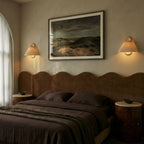 Modern Beech Wood Wall Light With Warm LED Glow — James New York