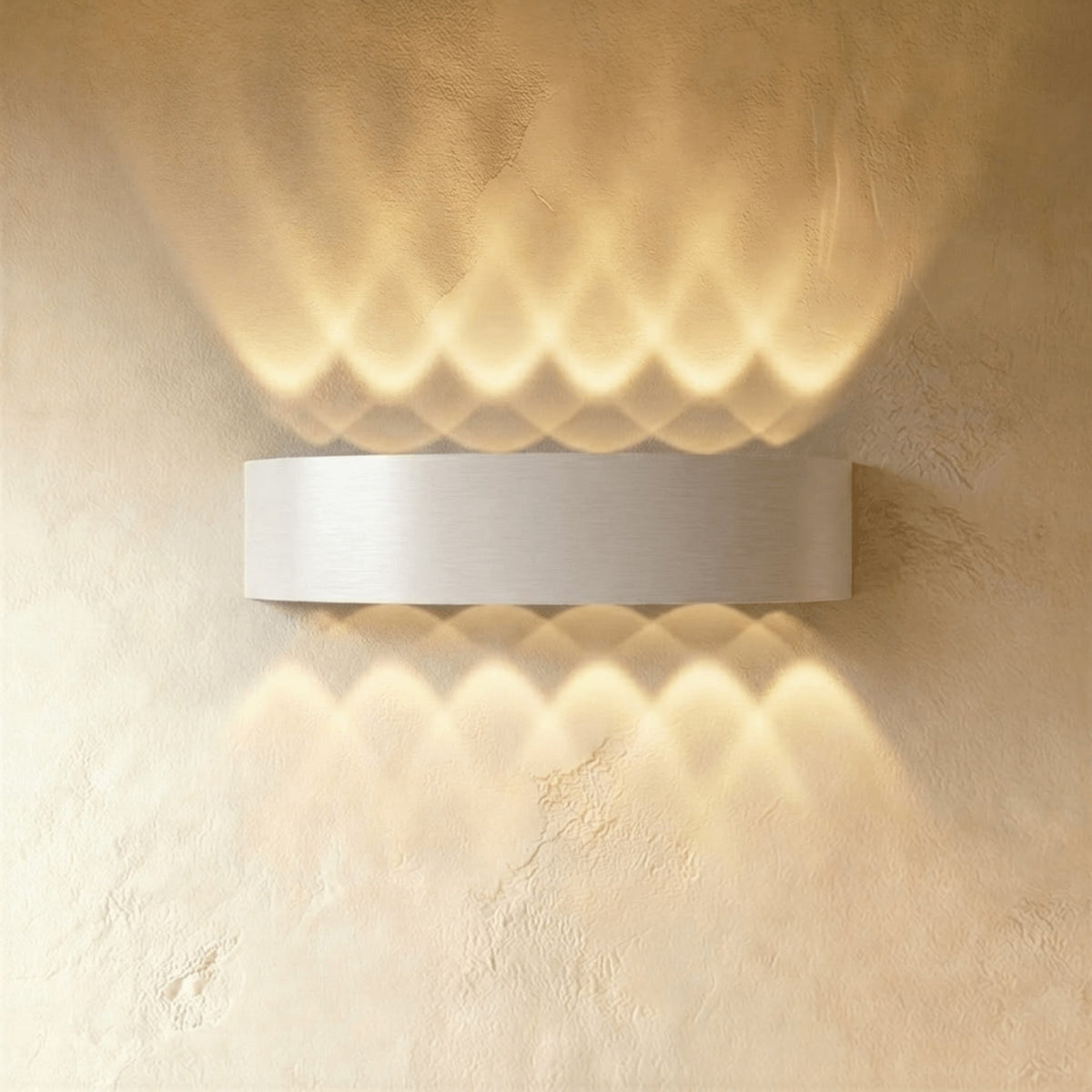 Minimalist Aluminum Wall Light With Warm LED Glow — James New York