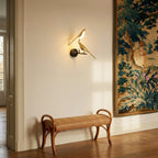 Modern Aluminum Wall Light With Adjustable Beam for Living Room — James New York