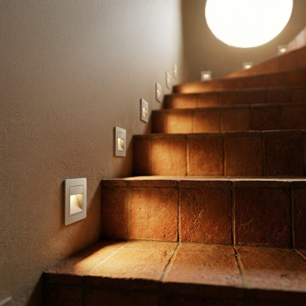 Modern Plastic LED Wall Light for Hallway and Living Room — James New York