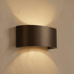 Minimalist Aluminum Wall Light With Warm LED Glow — James New York