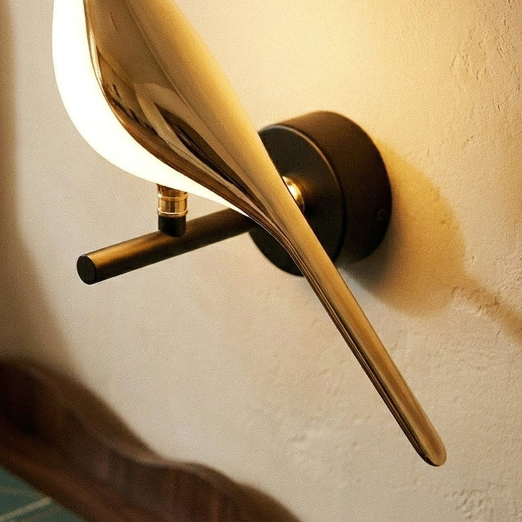 Modern Aluminum Wall Light With Adjustable Beam for Living Room — James New York