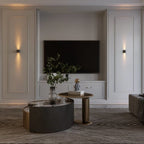 Minimalist Aluminum Wall Light With Warm LED Glow — James New York