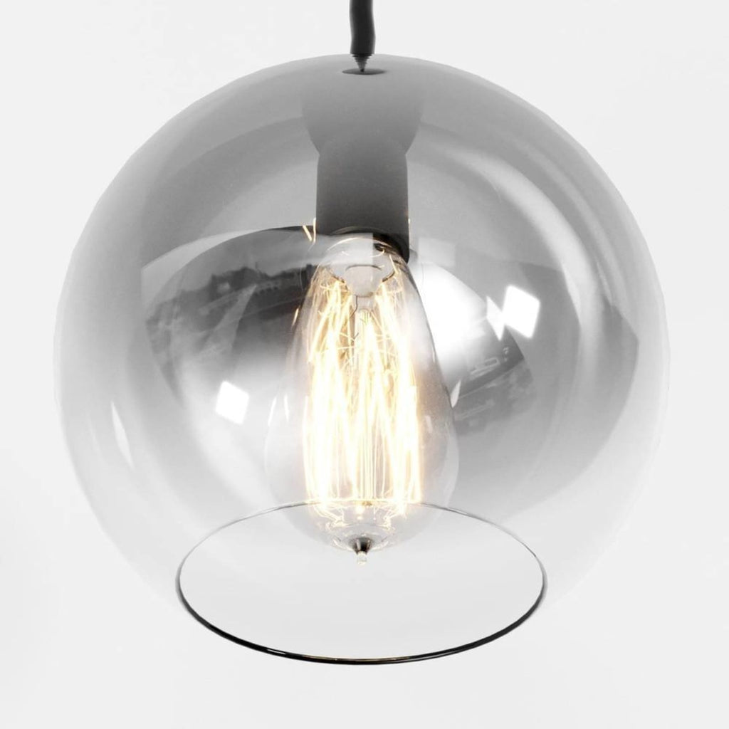 Modern Glass Pendant Light With Warm LED Glow — James New York