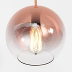 Modern Glass Pendant Light With Warm LED Glow — James New York