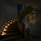 Modern Plastic LED Wall Light for Hallway and Living Room — James New York