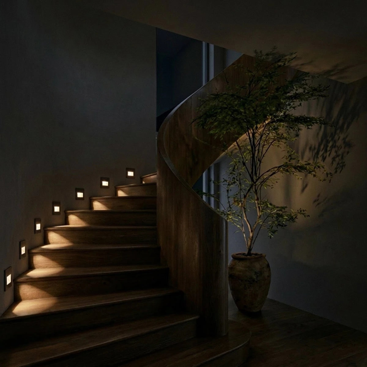 Modern Plastic LED Wall Light for Hallway and Living Room — James New York