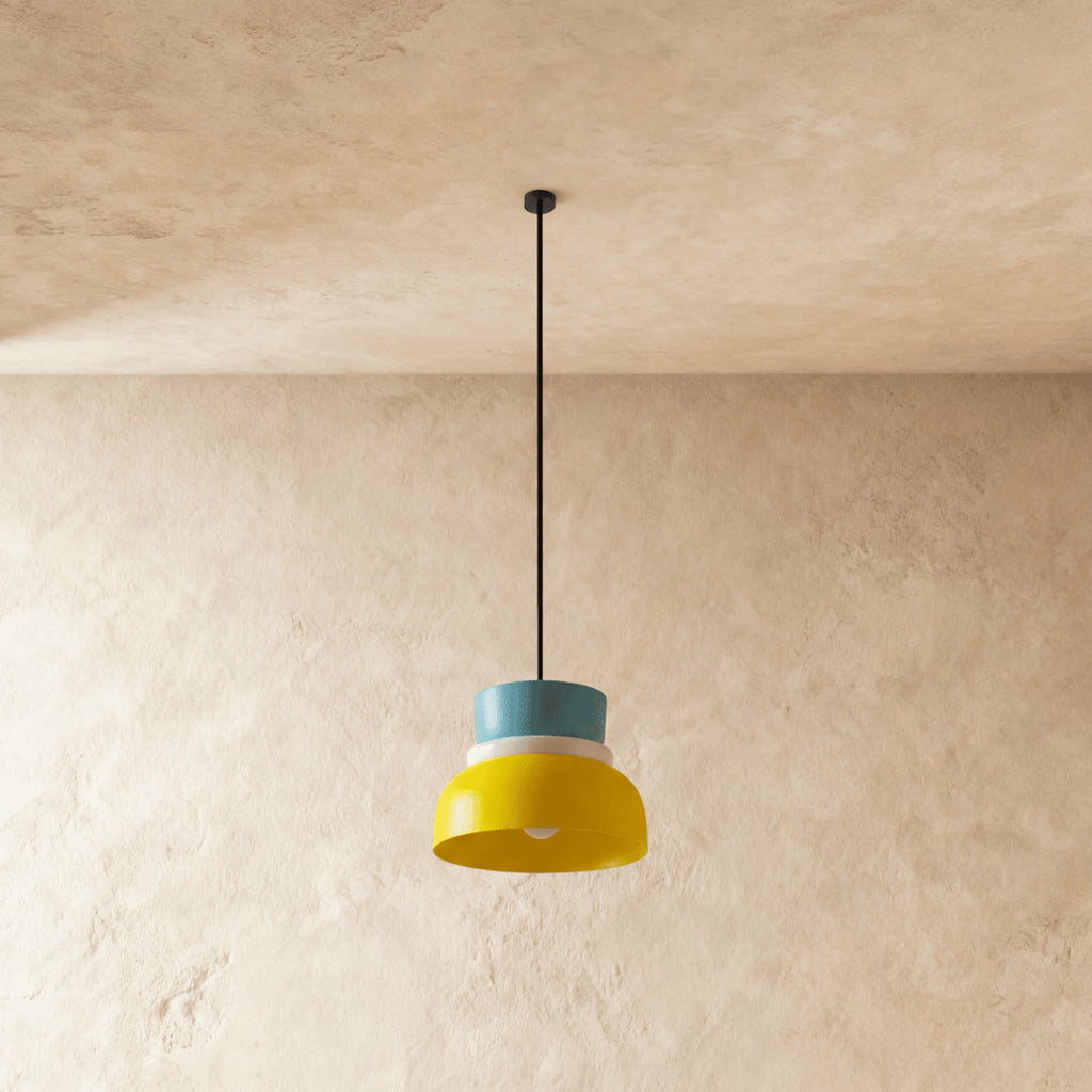 Modern Aluminum Pendant Light With Warm LED Glow for Kitchen — James New York