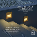 Modern Plastic LED Wall Light for Hallway and Living Room — James New York