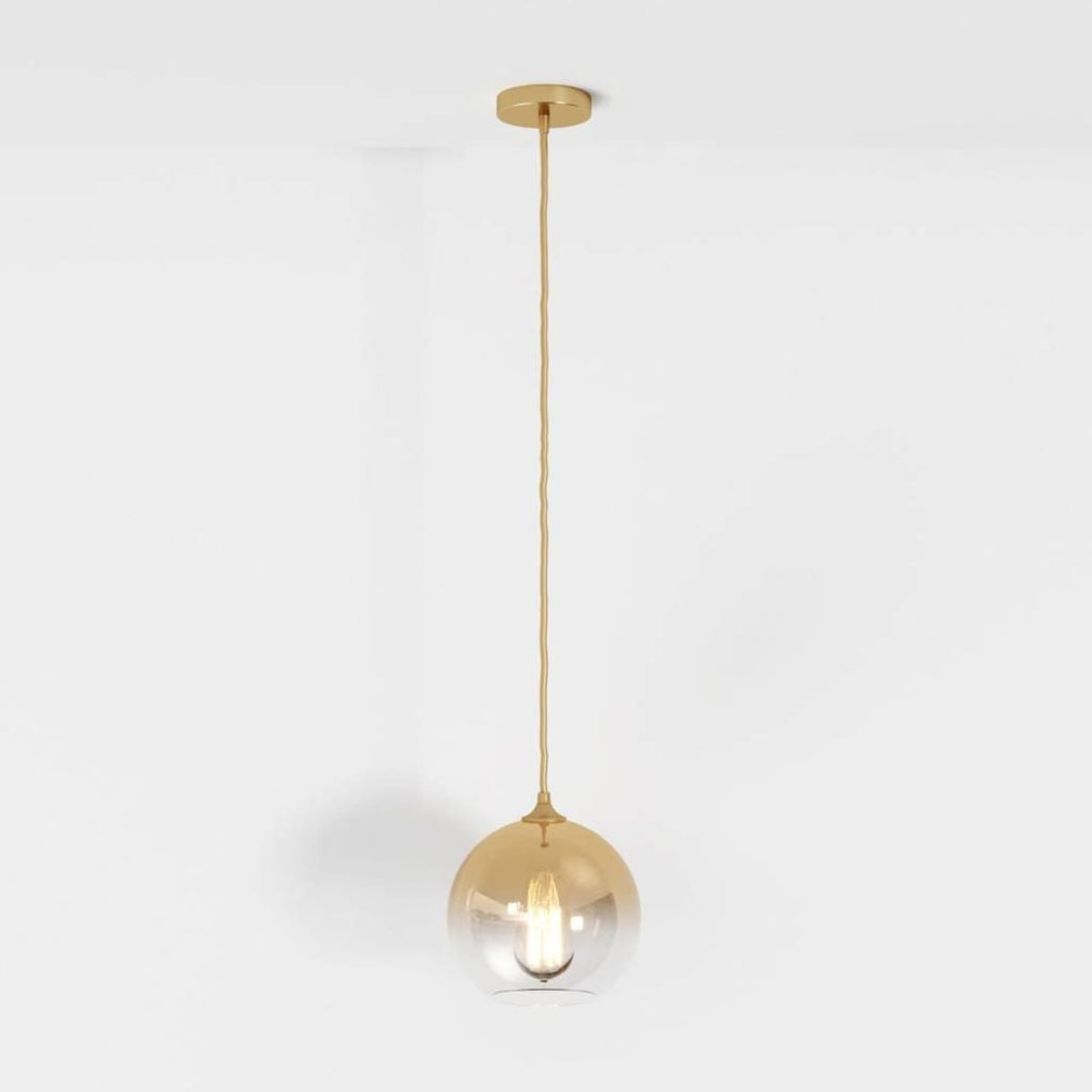 Modern Glass Pendant Light With Warm LED Glow in D20" (D7.9 cm) / 5W — James New York