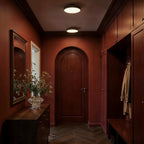 Modern Iron Semi-Flush Ceiling Light for Living Room — James New York