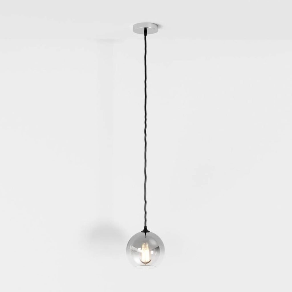 Modern Glass Pendant Light With Warm LED Glow — James New York