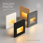 Modern Plastic LED Wall Light for Hallway and Living Room — James New York