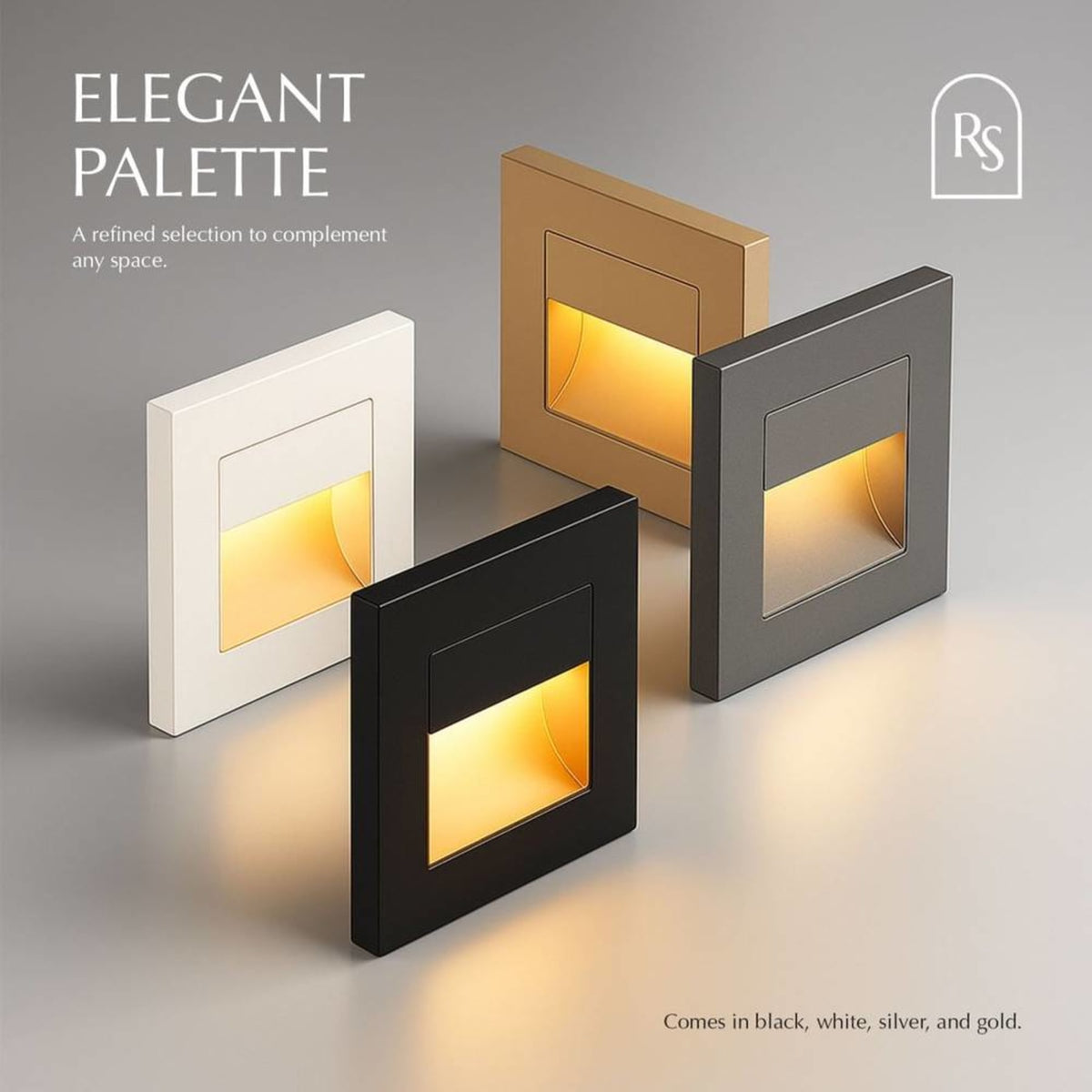Modern Plastic LED Wall Light for Hallway and Living Room — James New York