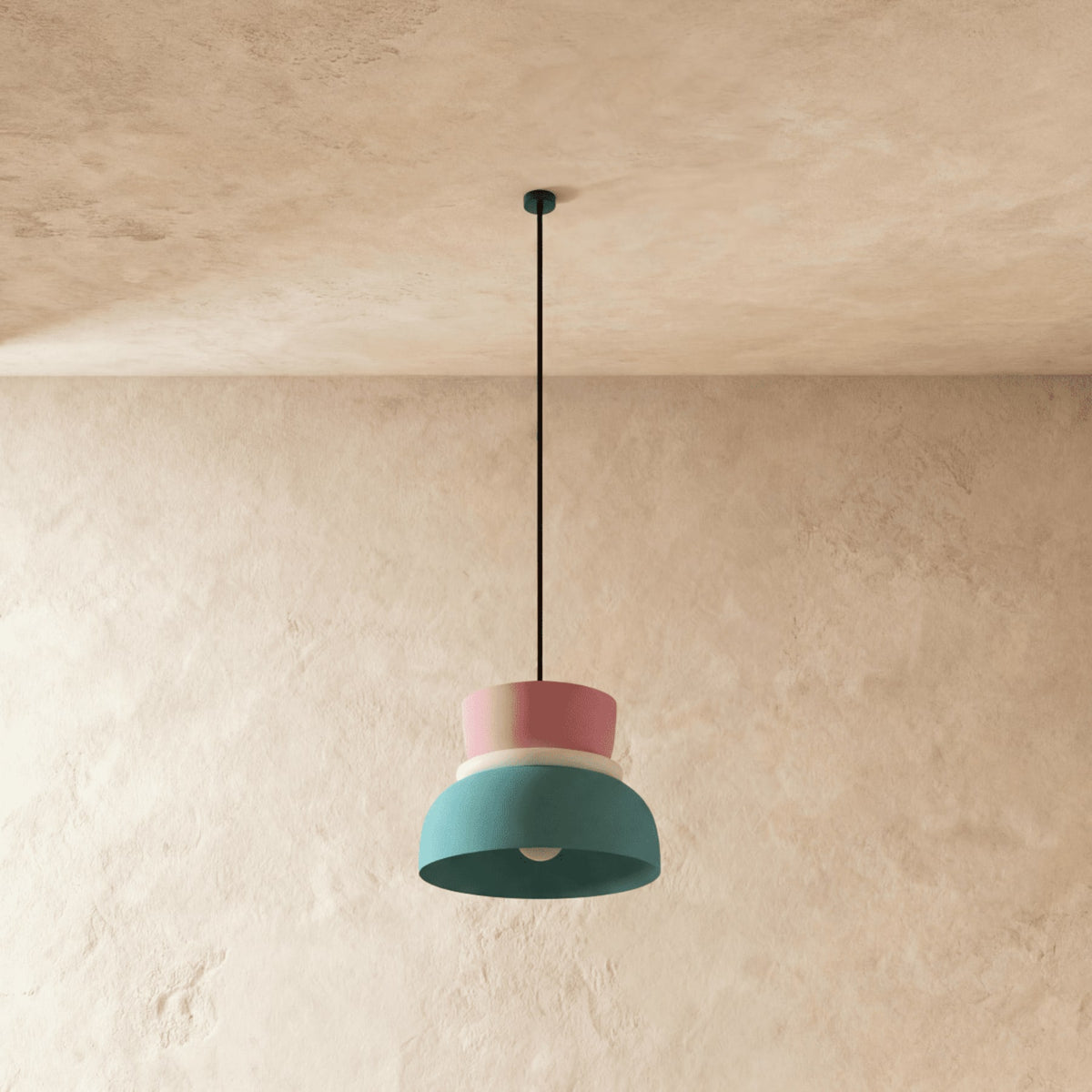 Modern Aluminum Pendant Light With Warm LED Glow for Kitchen — James New York