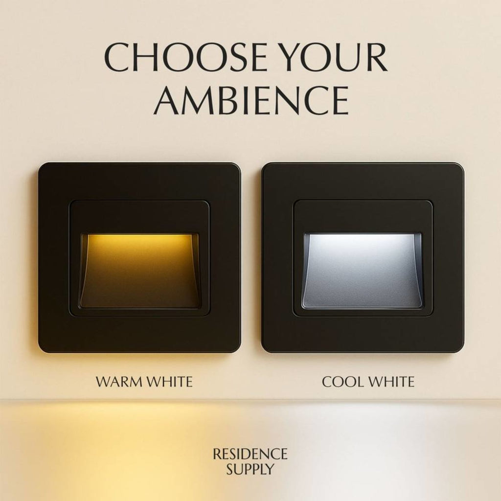 Modern Plastic LED Wall Light for Hallway and Living Room — James New York