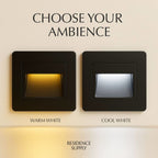 Modern Plastic LED Wall Light for Hallway and Living Room — James New York