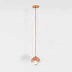 Modern Glass Pendant Light With Warm LED Glow — James New York