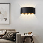 Minimalist Aluminum Wall Light With Warm LED Glow — James New York