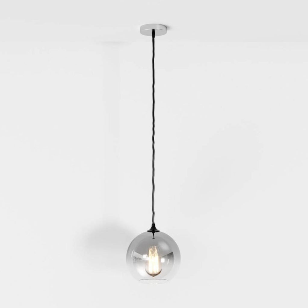 Modern Glass Pendant Light With Warm LED Glow — James New York