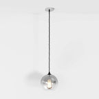 Modern Glass Pendant Light With Warm LED Glow — James New York
