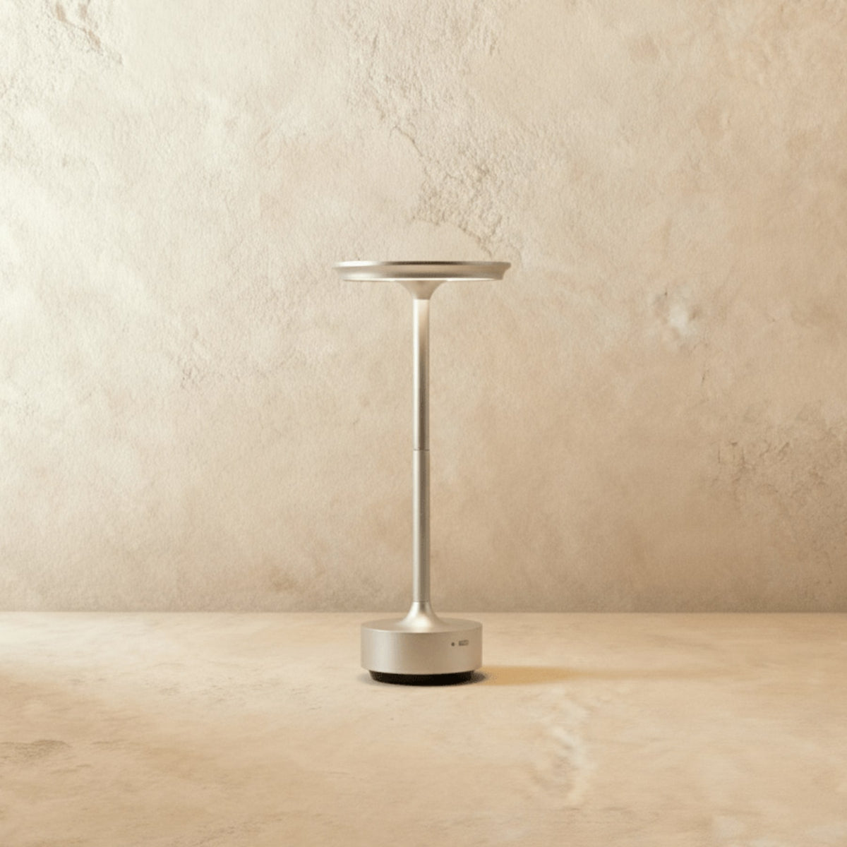Modern Metal Cordless Table Lamp With Rechargeable USB Power — James New York