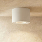 Modern Metal Flush Mount Ceiling Light — James New York