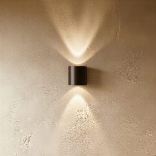 Minimalist Aluminum Wall Light With Warm LED Glow — James New York