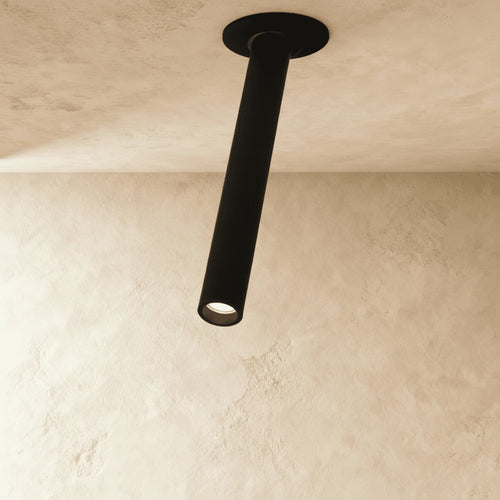 Modern Aluminum Cylinder Track Head Ceiling Light — James New York